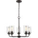 Moven 5 Light 23 inch Rubbed Bronze Chandelier Ceiling Light